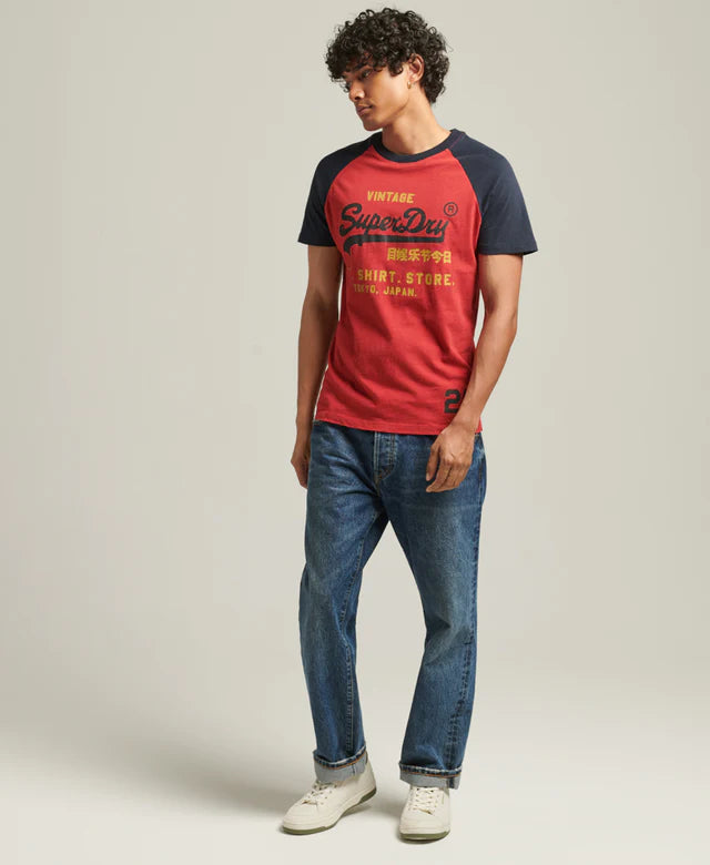 Superdry Vintage VL Heritage Raglan T-Shirt