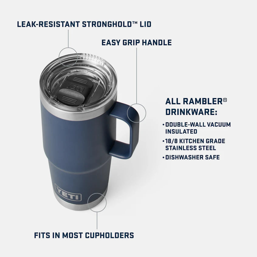 Yeti Rambler 20oz Travel Mug