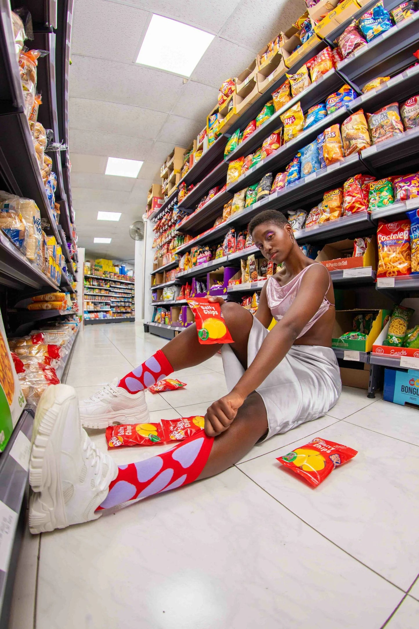 Eat My Socks Salty Chips Socks