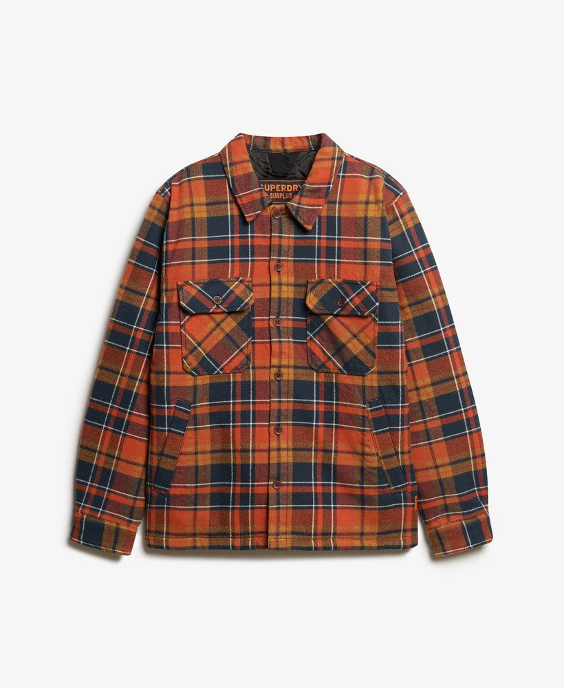 Superdry Surplus Check Quilt Overshirt