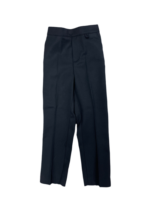 Boys Black Pull Up School Trouser