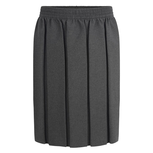 Zeco Grey Box Pleat Skirt GS3002