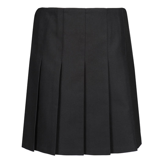 Zeco Black Stitch Down Pleat Eco Skirt GS3505