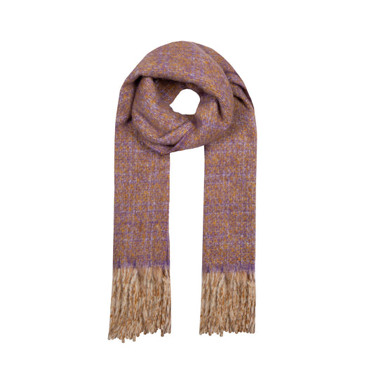 Women’s Metallic Scarf with Tassels