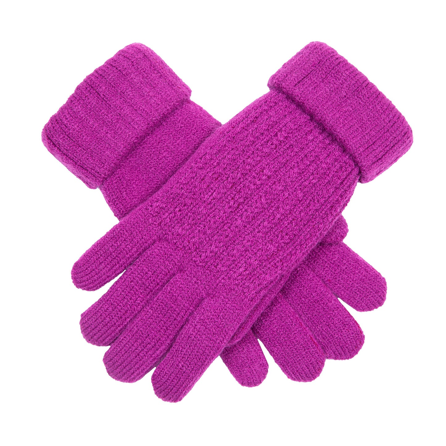 Women’s Ribbed Knit Gloves