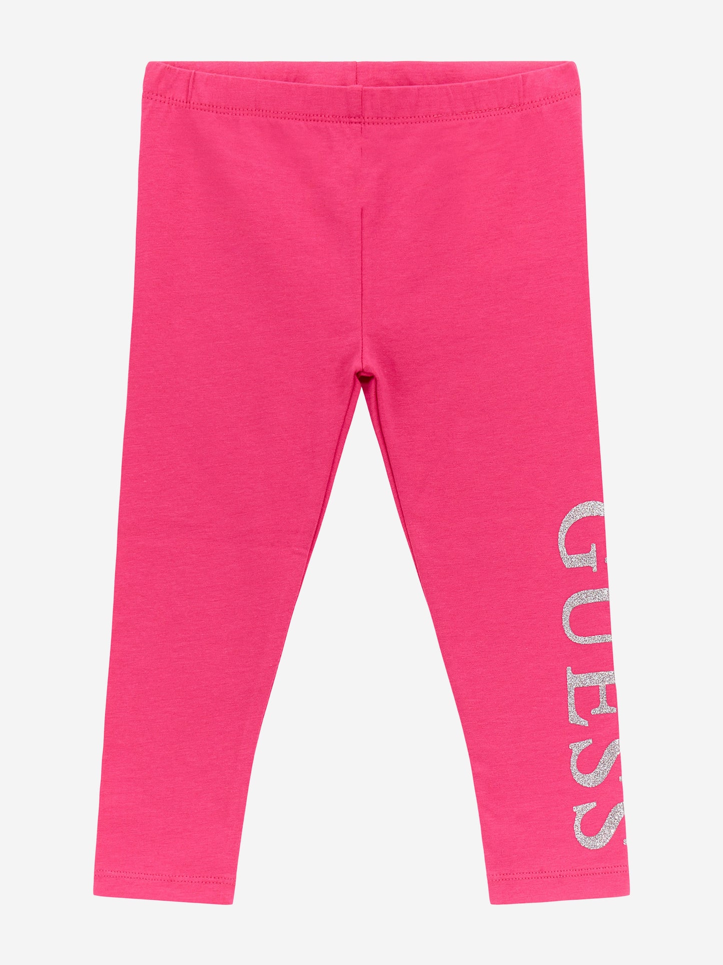 Guess Girls Logo Leggings Pink