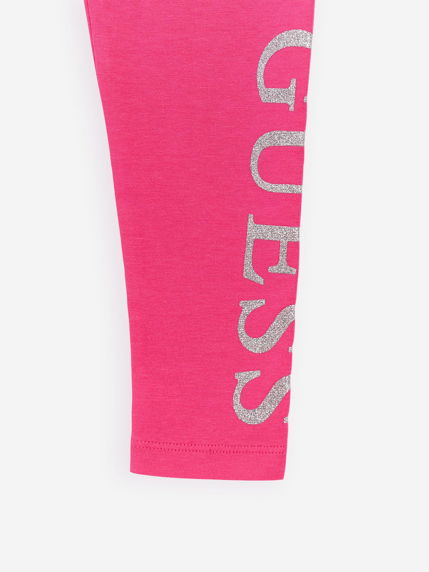 Guess Girls Logo Leggings Pink