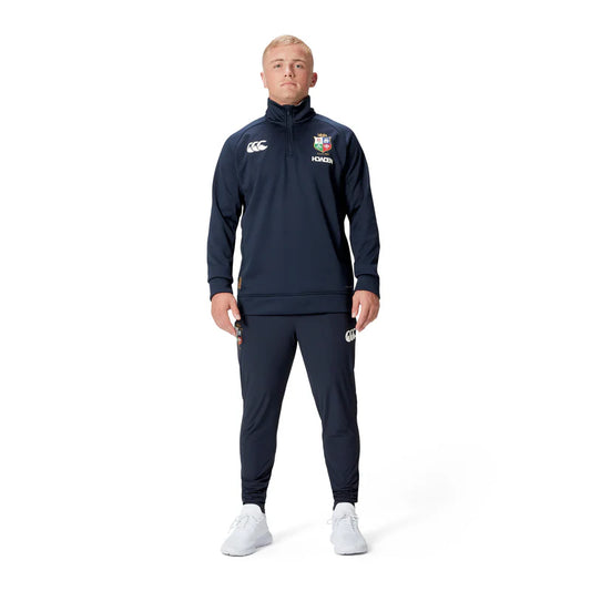 British & Irish Lions Official 1/4 Zip Fleece Navy