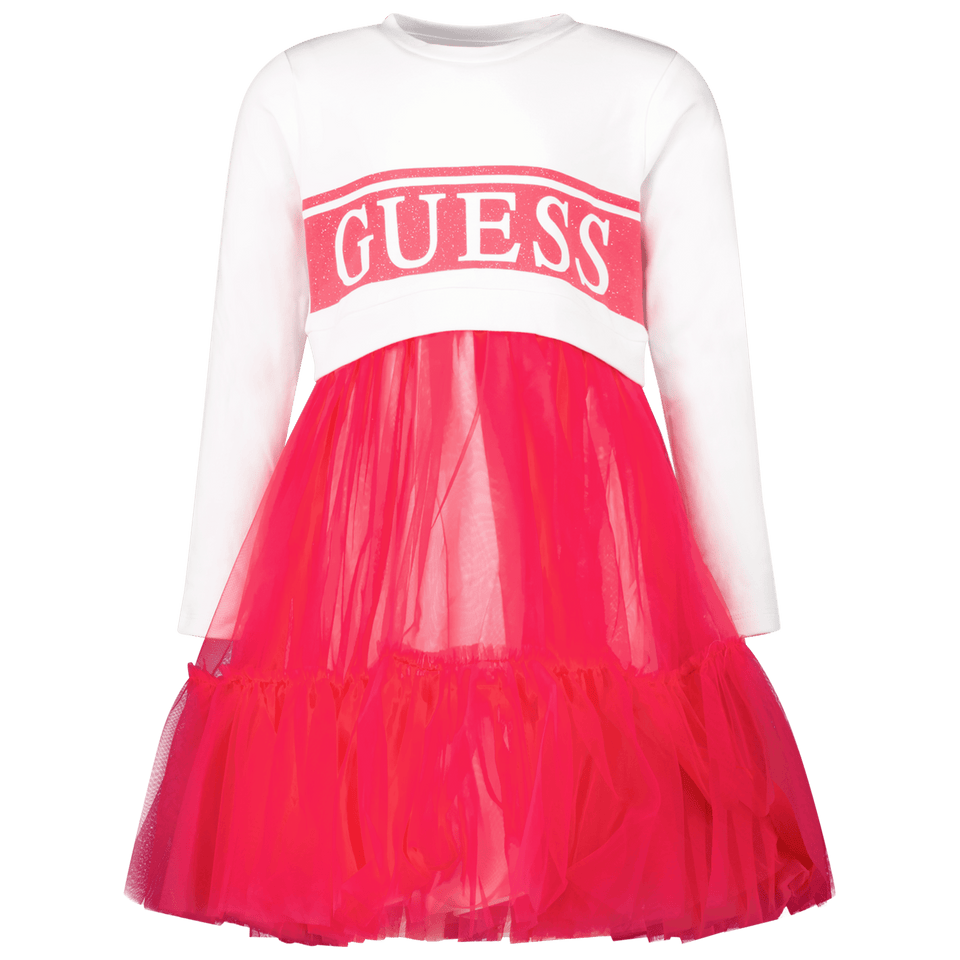 Guess Girls Banner Logo Tutu Dress