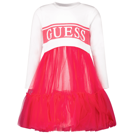 Guess Girls Banner Logo Tutu Dress