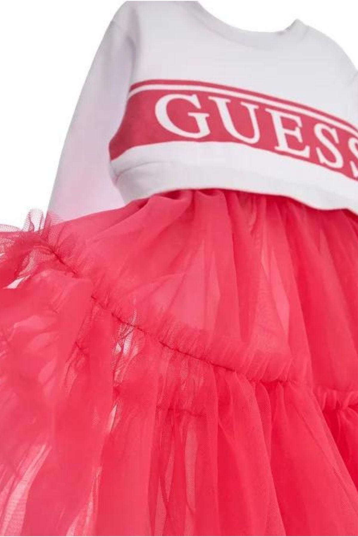 Guess Girls Banner Logo Tutu Dress