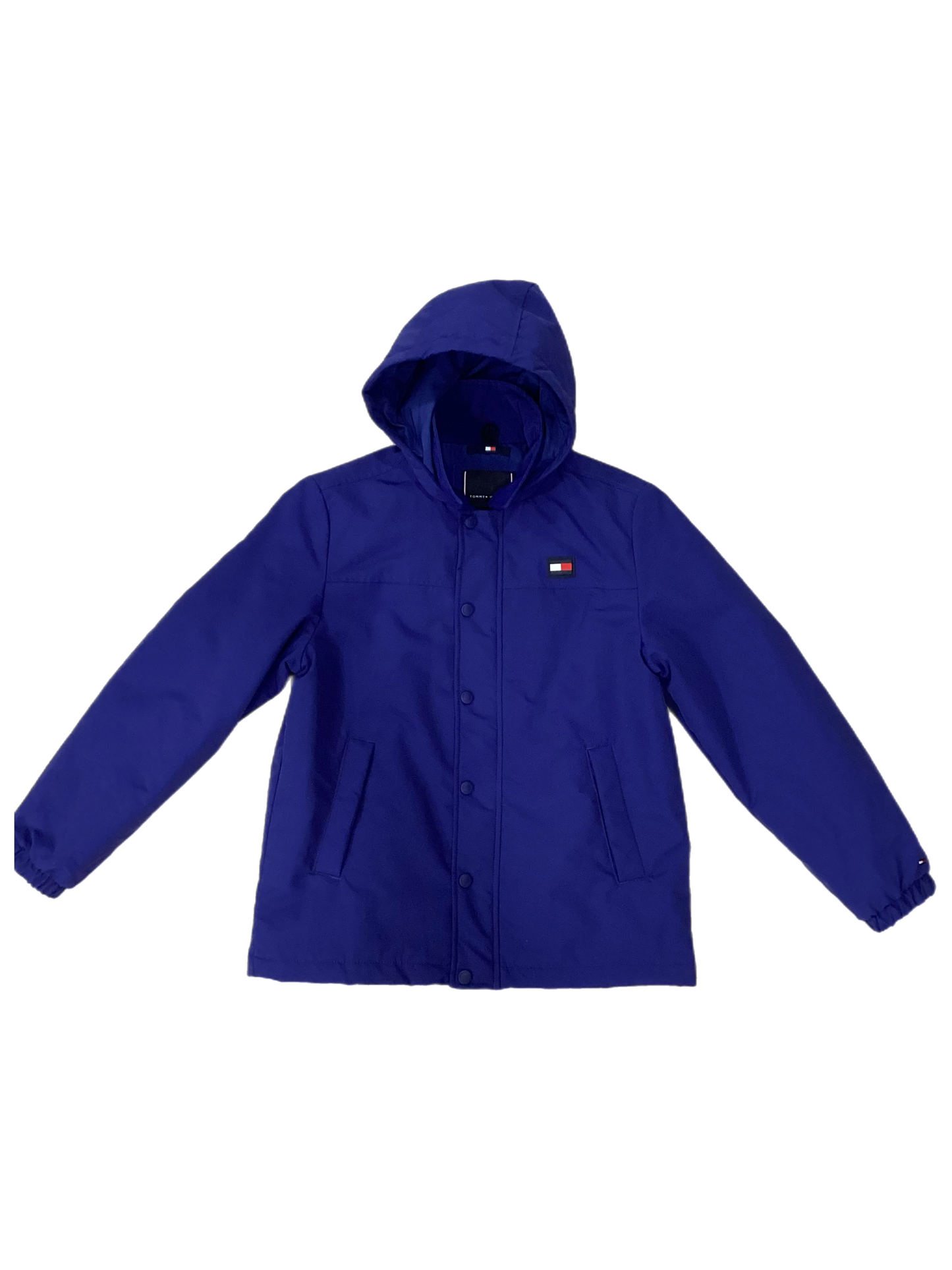 Tommy Hilfiger Boys Hooded Coach Jacket Pilot Blue