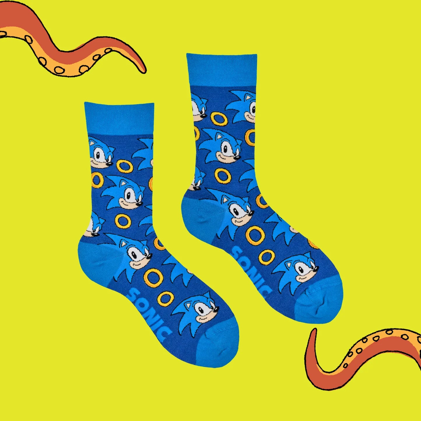 Soctopus Sonic the Hedgehog Socks