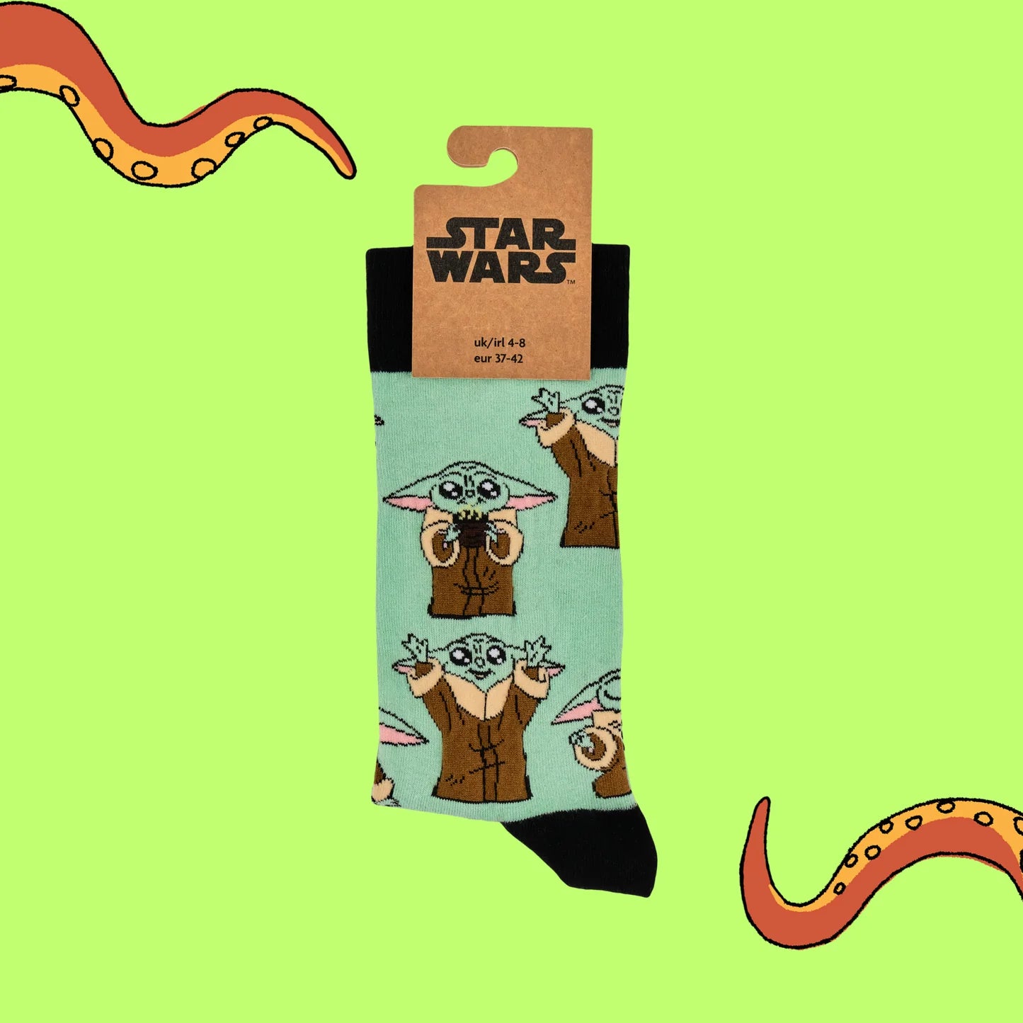 Soctopus Star Wars Socks - Grogu