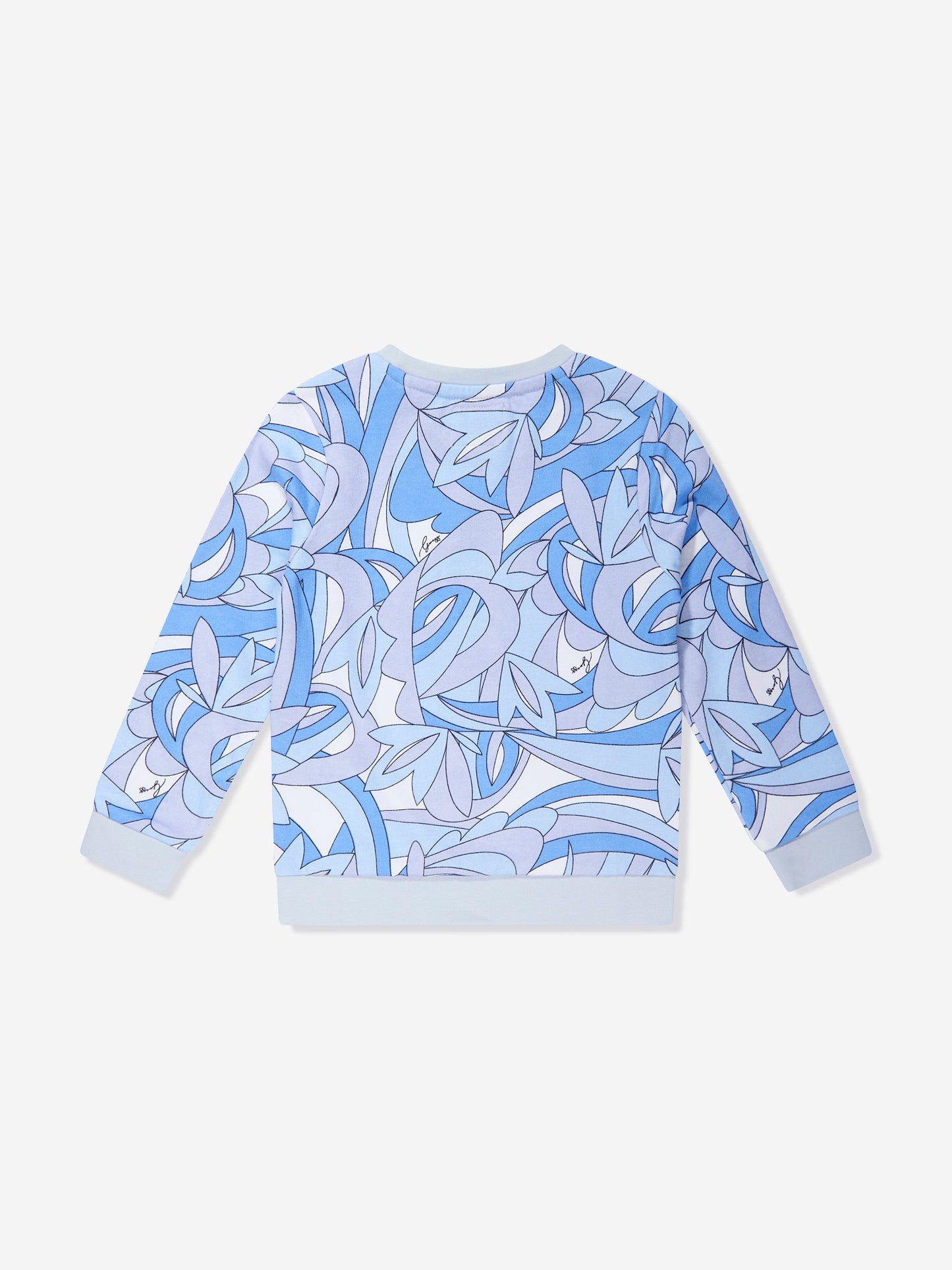 Guess Girls All-Over Print Logo Sweatshirt