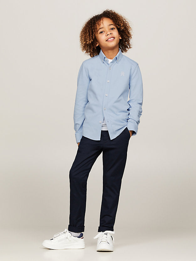 Tommy Hilfiger Boys Monogram Pique Regular Shirt