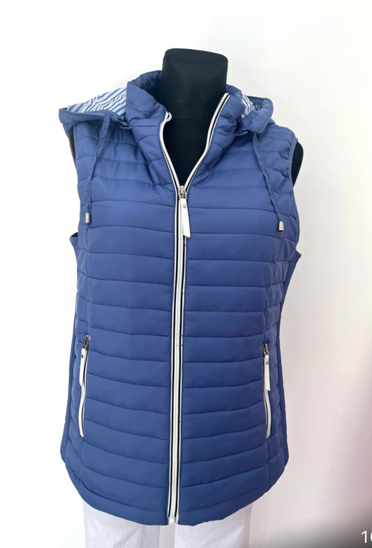 Mélie Rose Gillet With Removable Hood