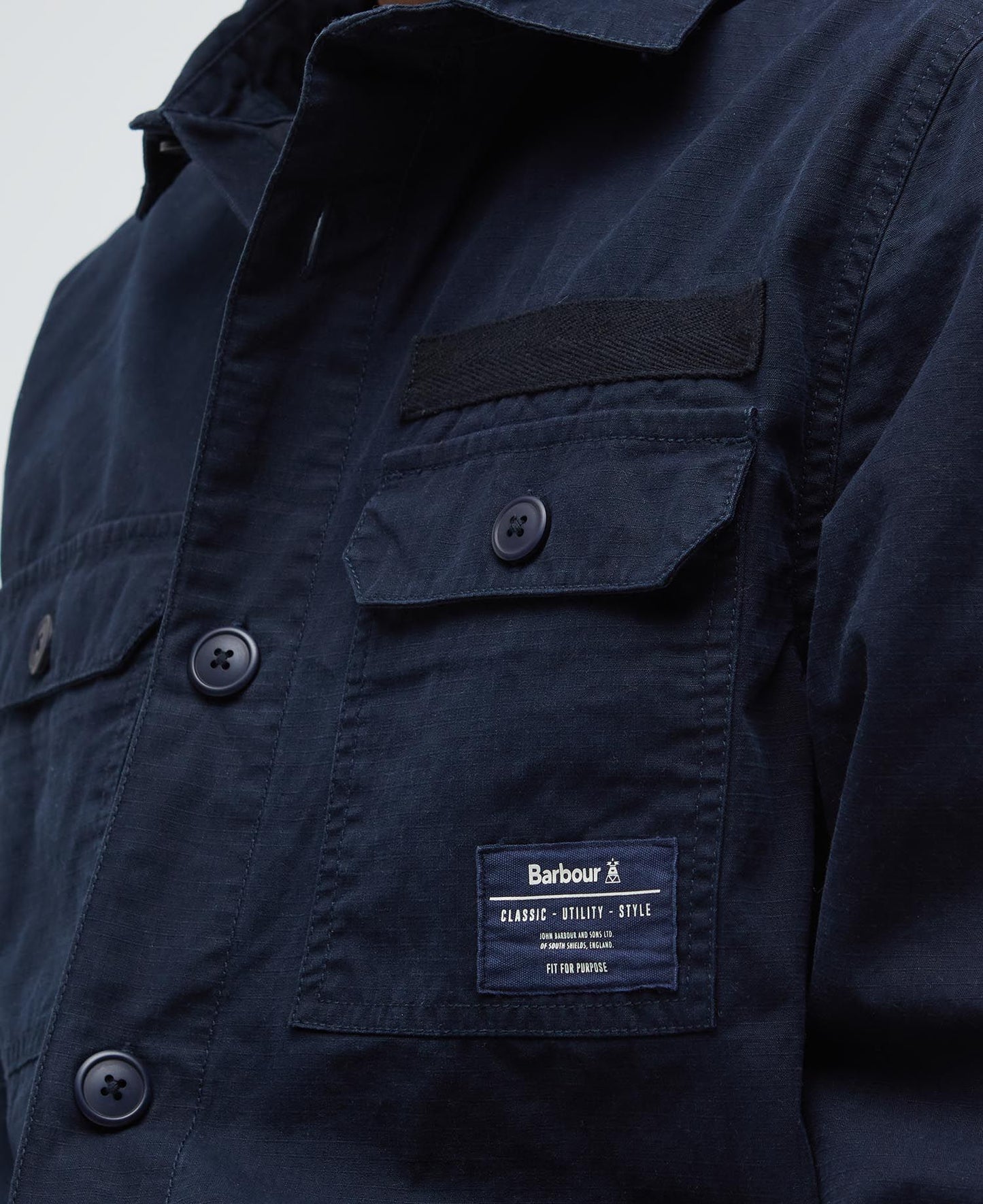 Barbour Bidlam Overshirt - Navy