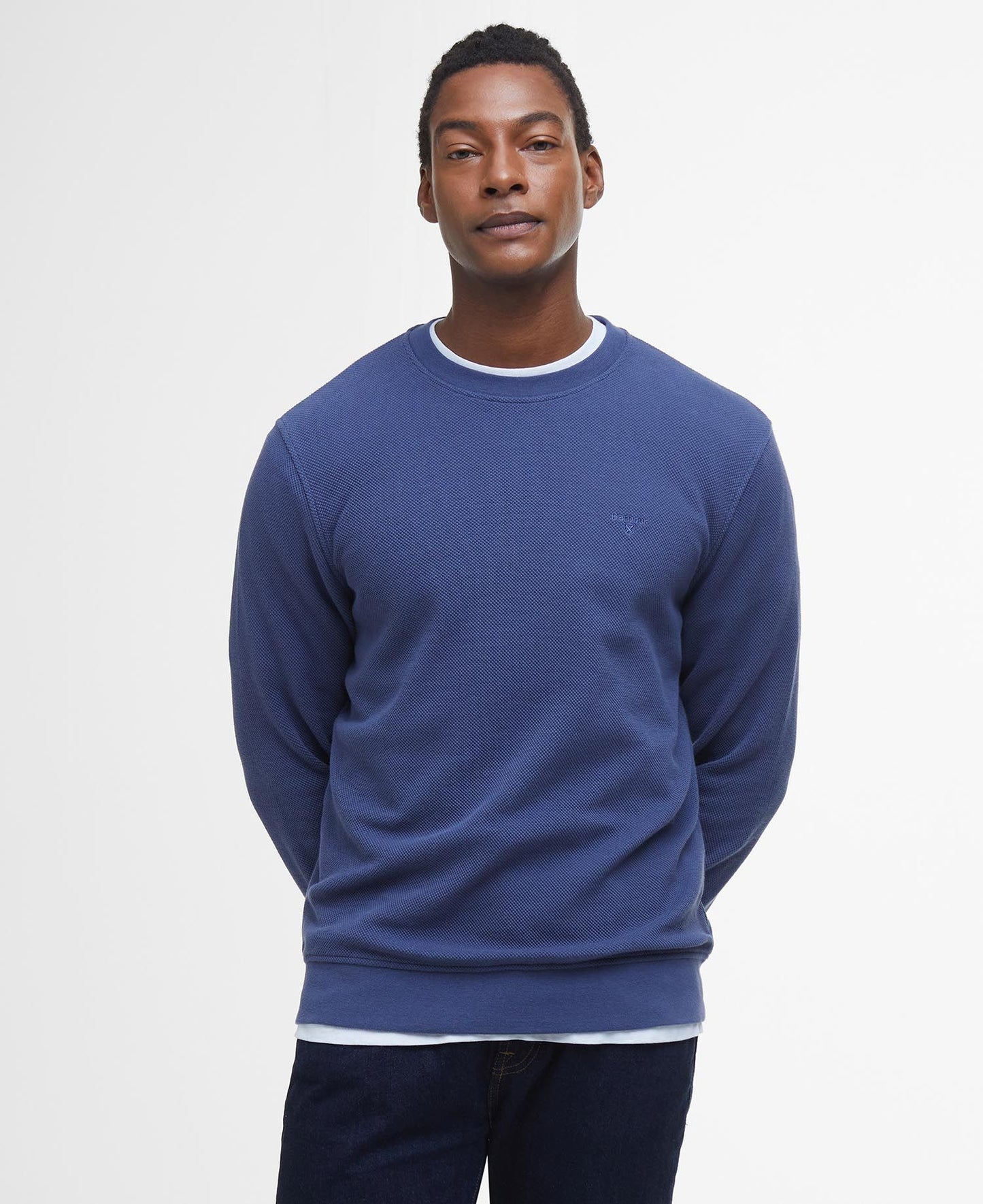 Barbour Pique Interlock Crew Sweatshirt