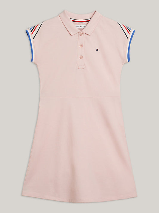 Tommy Hilfiger Girls 1985 Collection Short Sleeve Polo Dress