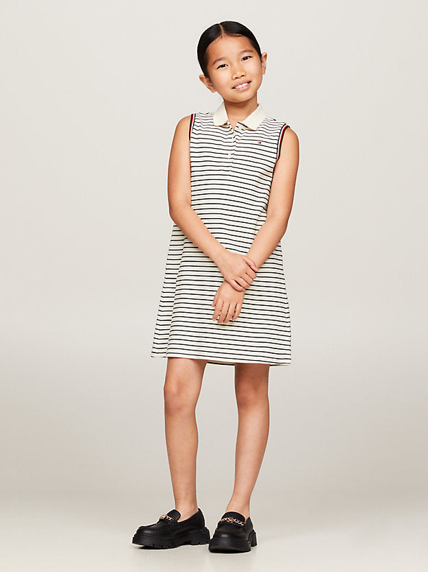 Tommy Hilfiger Girls Classic Sleeveless Mini Polo Dress