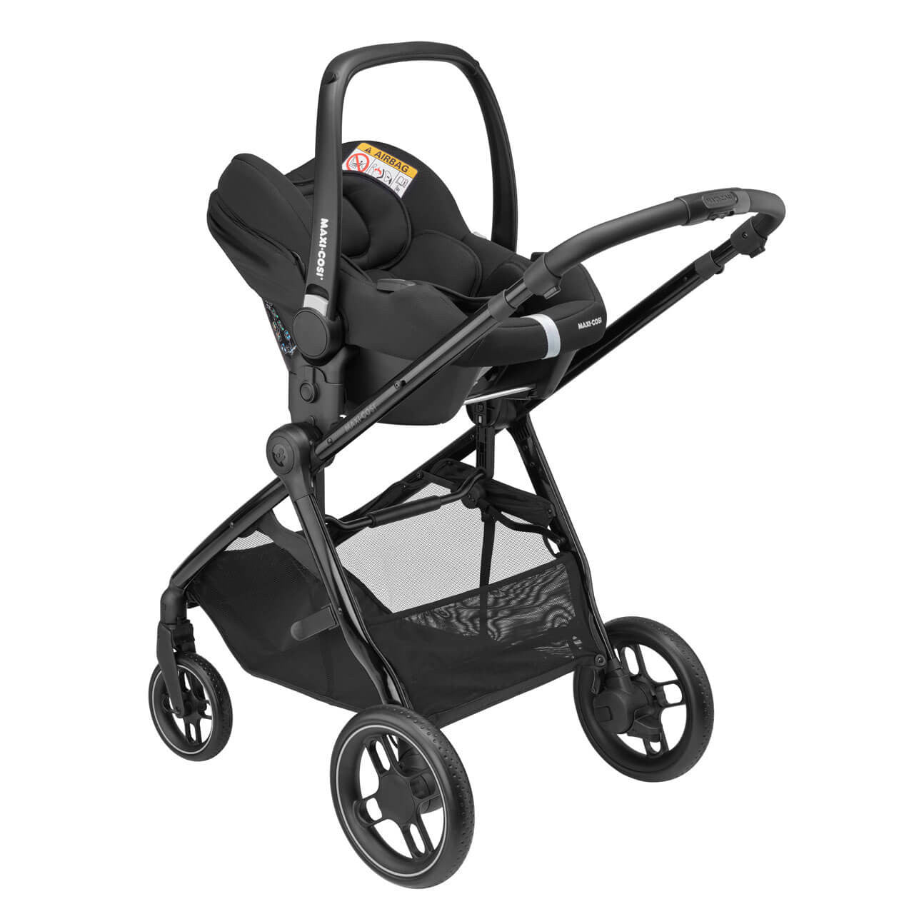 Maxi Cosi Zelia Luxe 2-in-1 Travel System With Cabriofix i-Size - Twillic Truffle