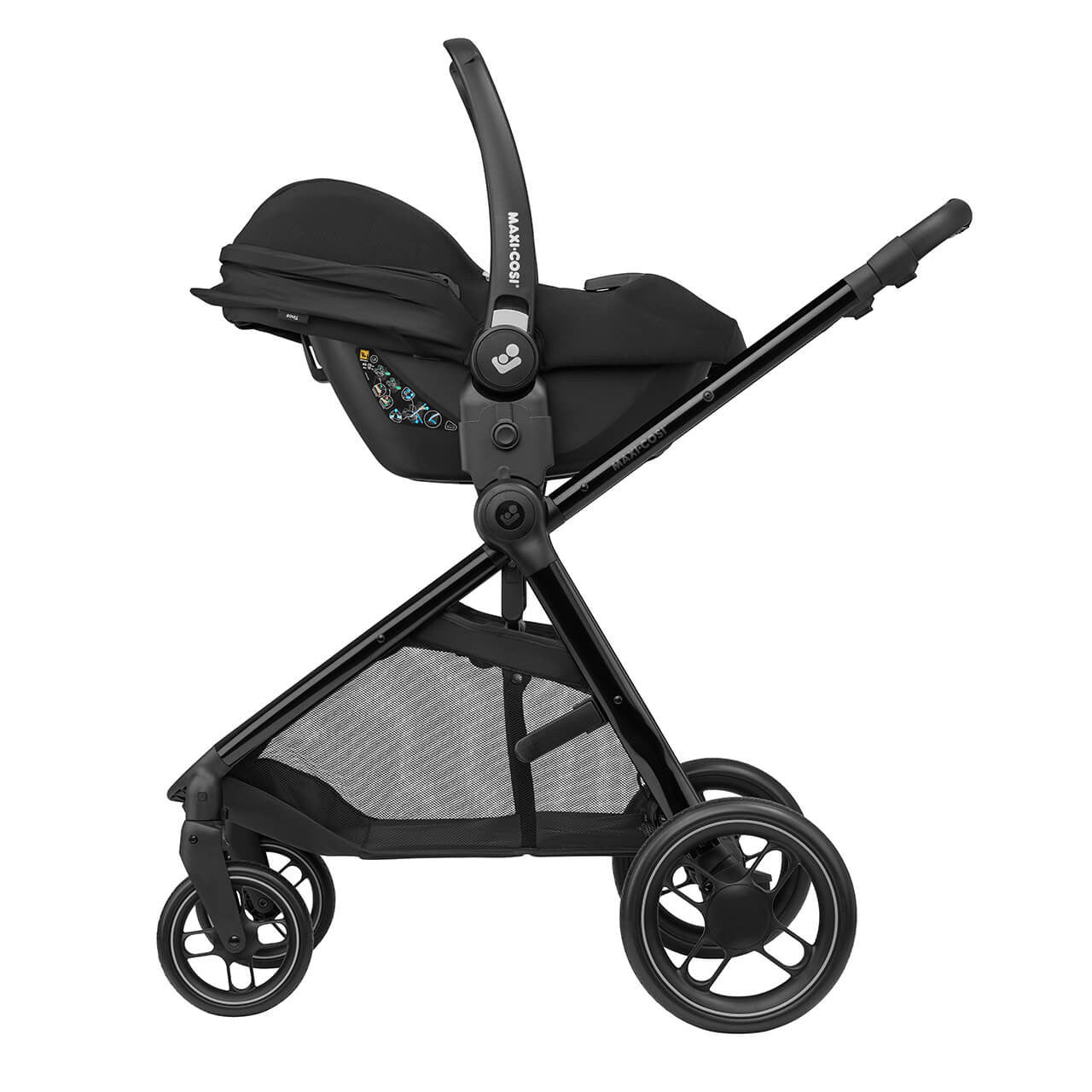 Maxi Cosi Zelia Luxe 2-in-1 Travel System With Cabriofix i-Size - Twillic Truffle