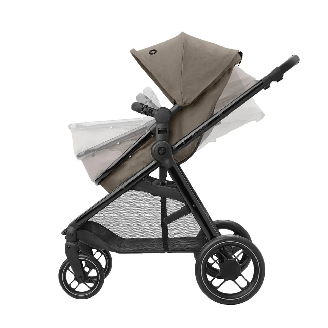 Maxi Cosi Zelia Luxe 2-in-1 Travel System With Cabriofix i-Size - Twillic Truffle