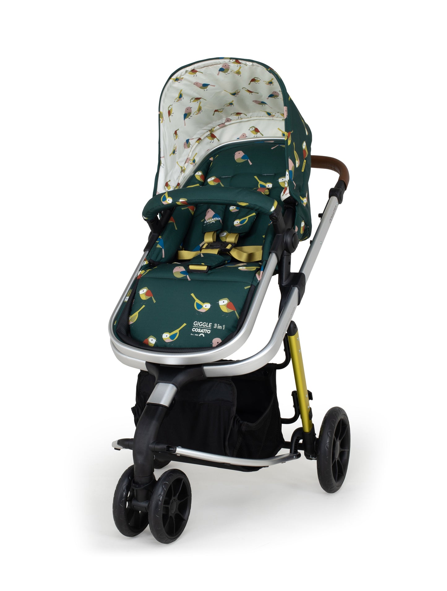 Cosatto Giggle 3-in-1 i-Size Travel System- Birdland