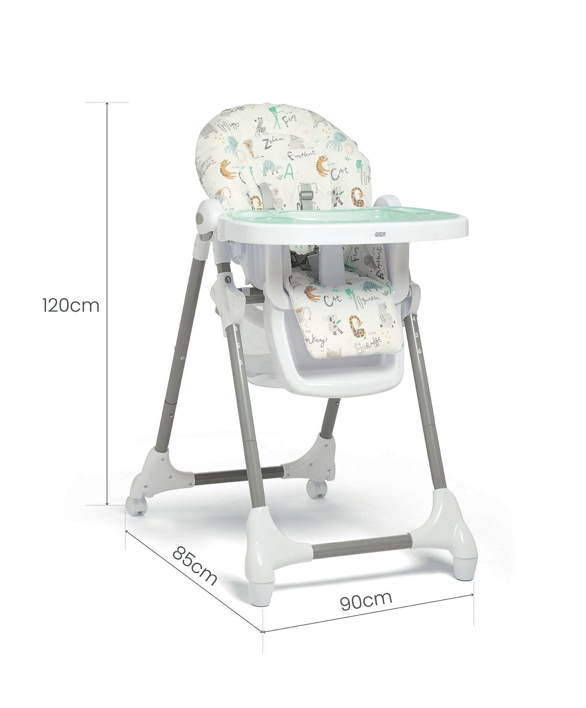 Mamas & Papas Snax Highchair - Animal Alphabet