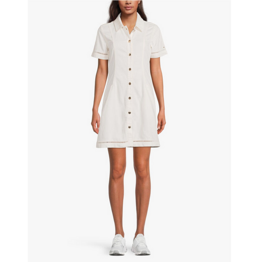 Tommy Hilfiger Womens Cotton Blend Costal Mini Dress