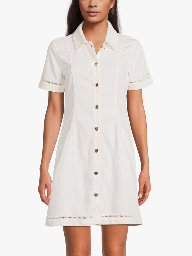 Tommy Hilfiger Womens Cotton Blend Costal Mini Dress