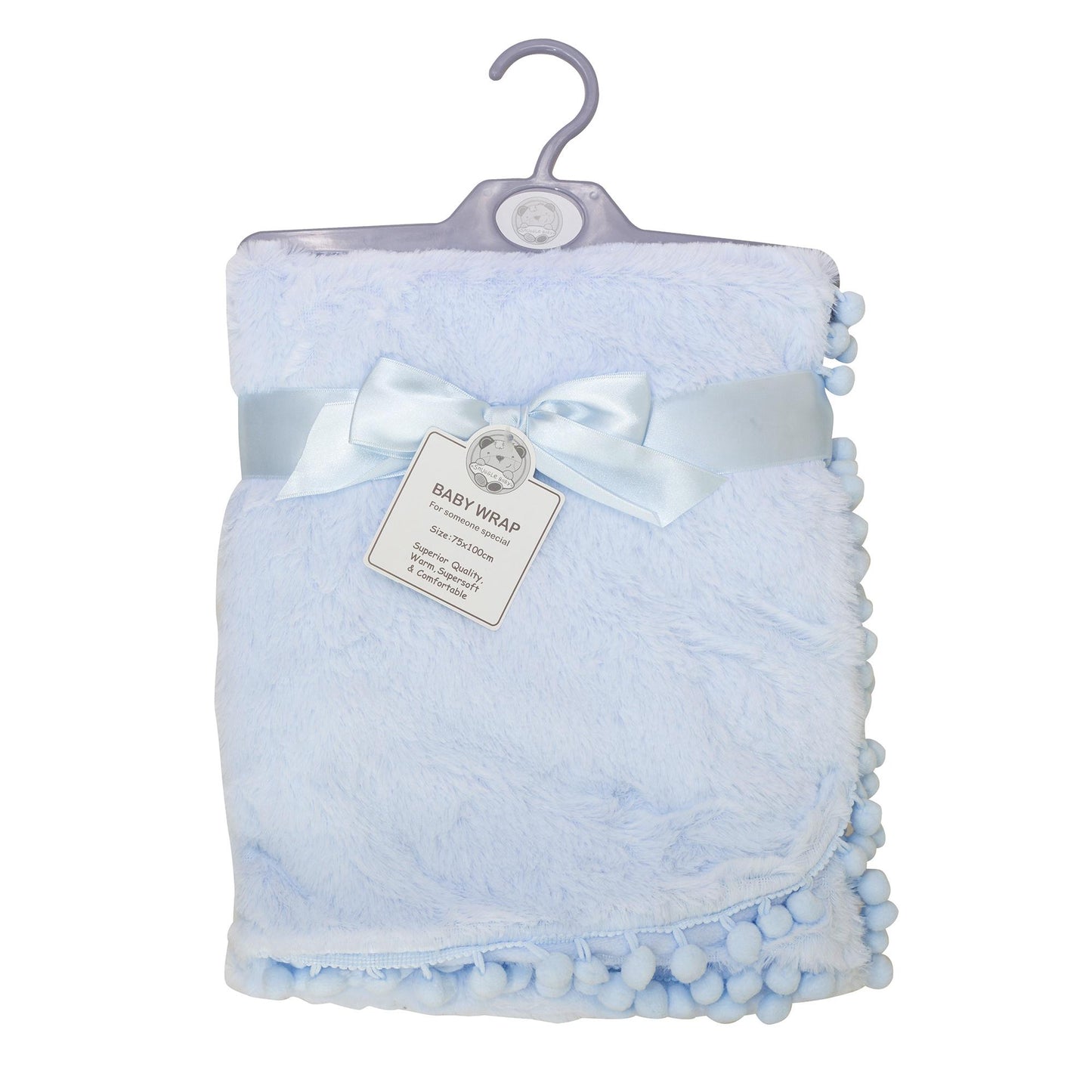 Snuggle Baby - Baby Wrap Pom-Pom Trim