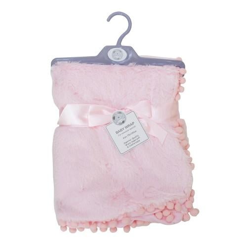 Snuggle Baby - Baby Wrap Pom-Pom Trim