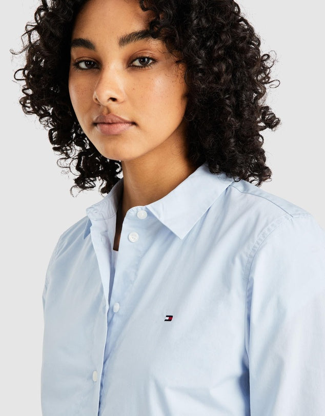 Tommy Hilfiger Womens Organic Cotton Regular Fit Shirt