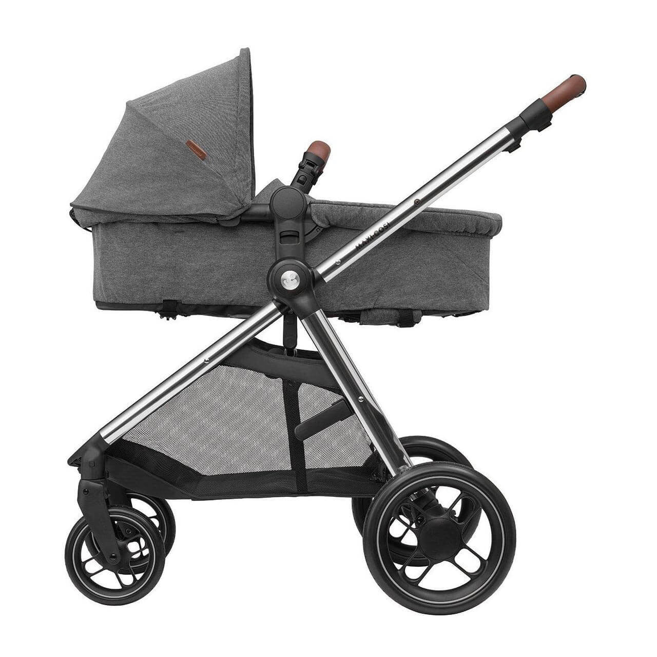 Maxi Cosi Zelia Luxe 2-in-1 Travel System With Cabriofix i-Size - Twillic Grey