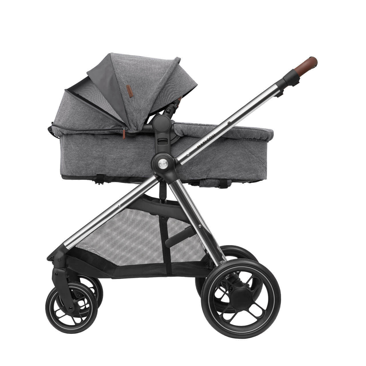 Maxi Cosi Zelia Luxe 2-in-1 Travel System With Cabriofix i-Size - Twillic Grey