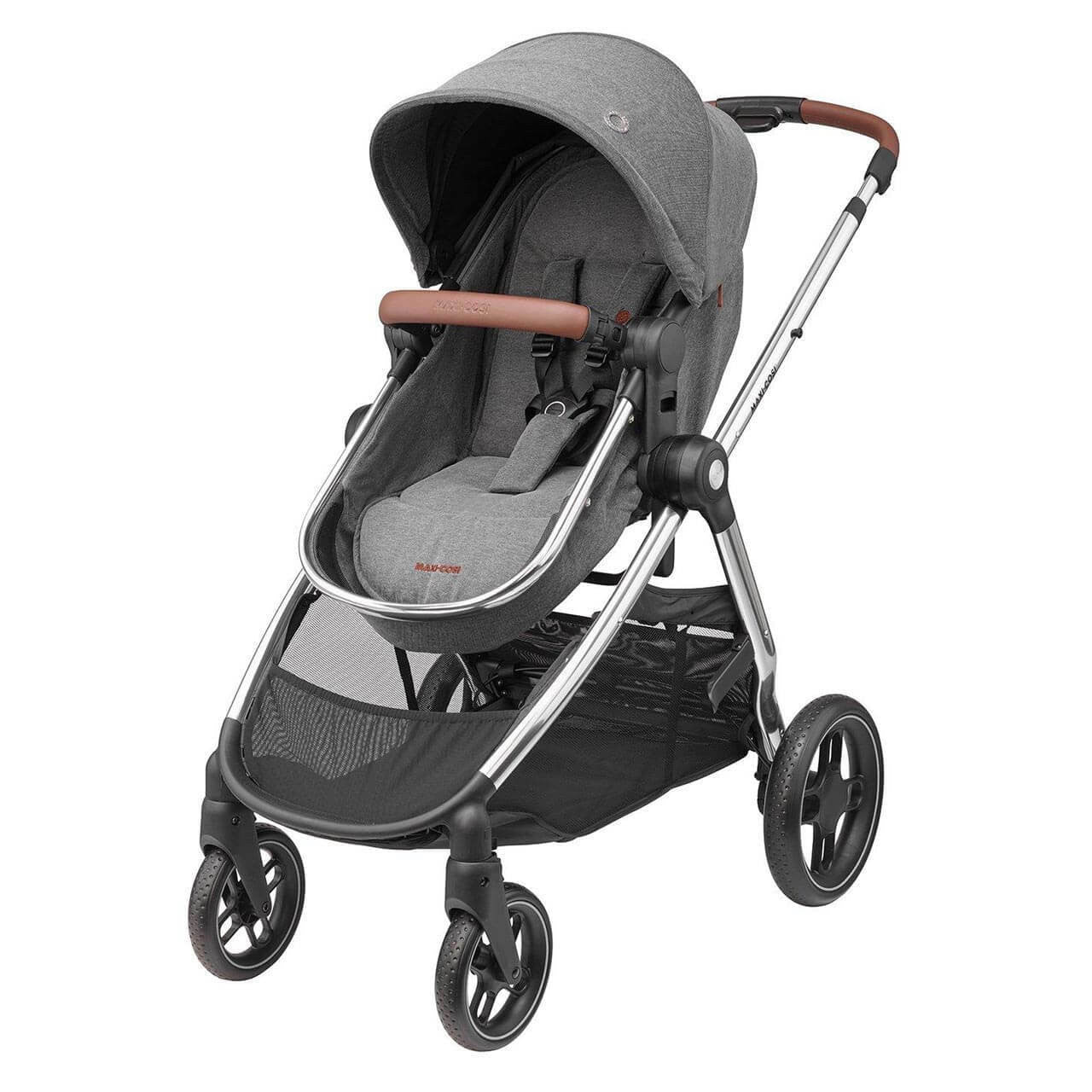 Maxi Cosi Zelia Luxe 2-in-1 Travel System With Cabriofix i-Size - Twillic Grey