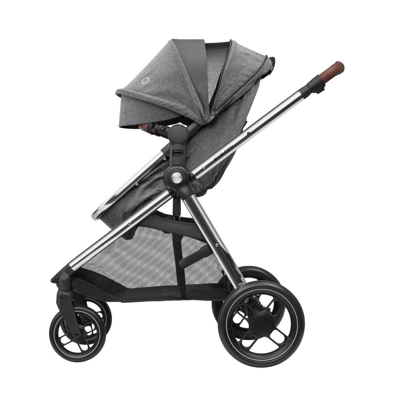 Maxi Cosi Zelia Luxe 2-in-1 Travel System With Cabriofix i-Size - Twillic Grey