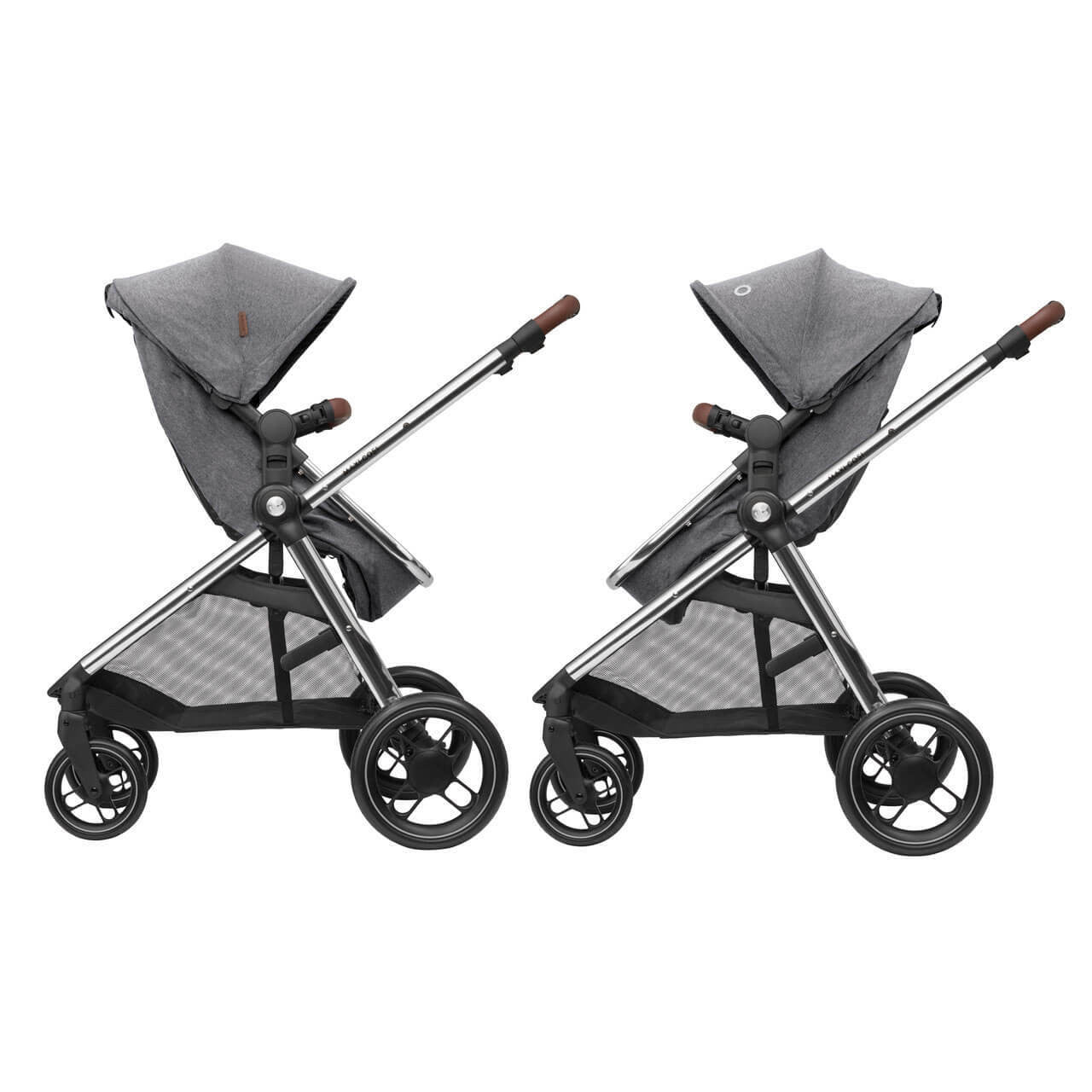 Maxi Cosi Zelia Luxe 2-in-1 Travel System With Cabriofix i-Size - Twillic Grey