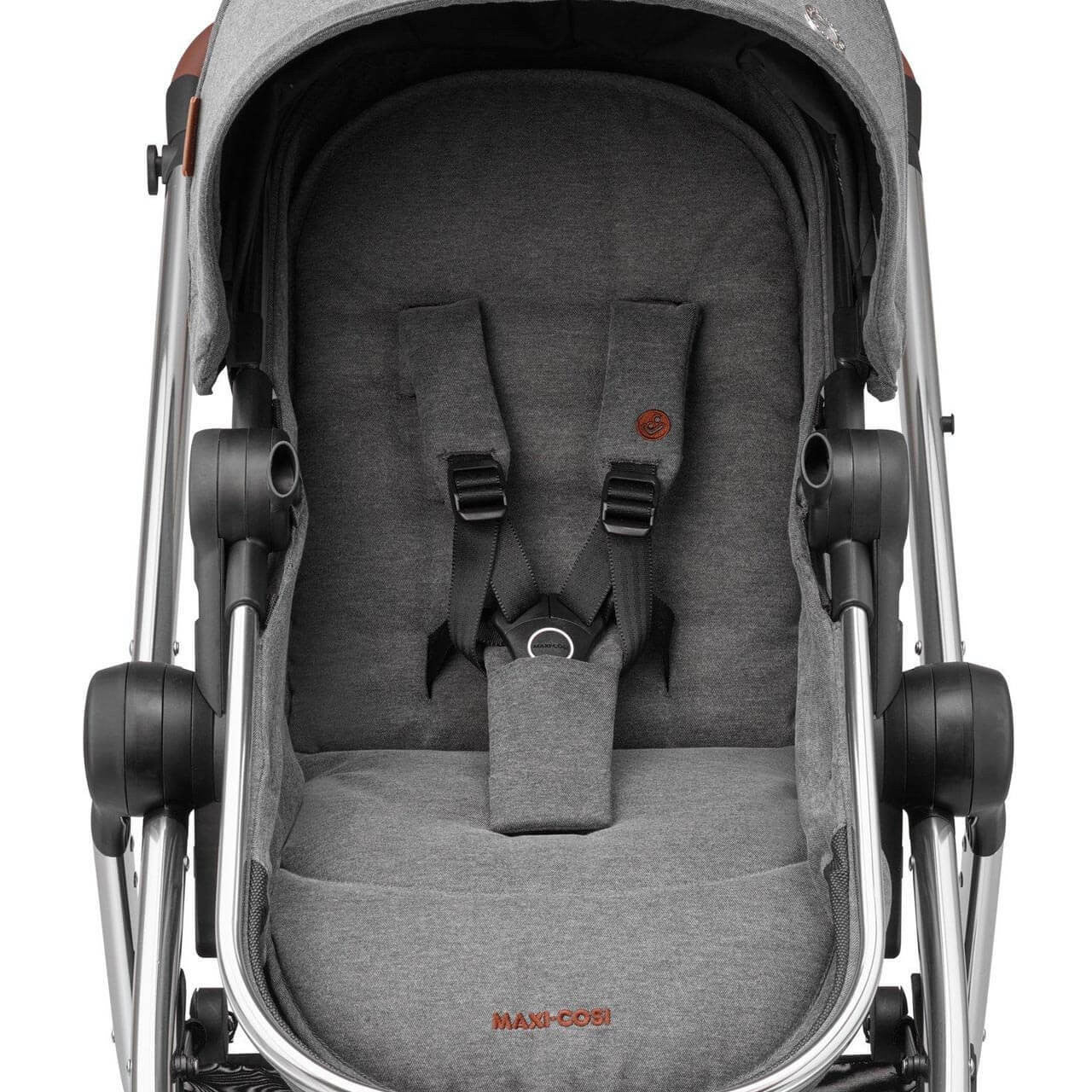 Maxi Cosi Zelia Luxe 2-in-1 Travel System With Cabriofix i-Size - Twillic Grey