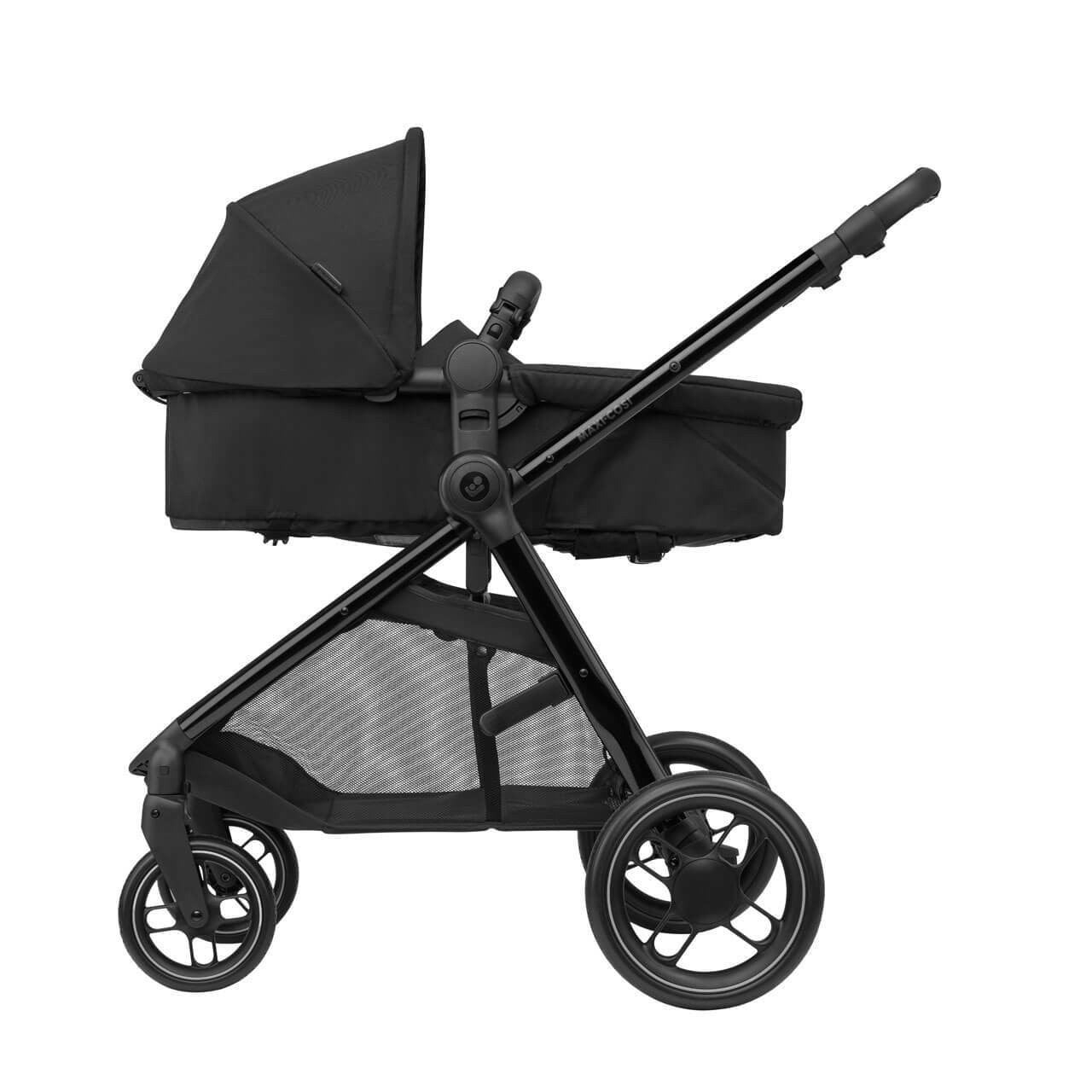 Maxi Cosi Zelia Luxe 2-in-1 Travel System With Cabriofix i-Size - Twillic Black