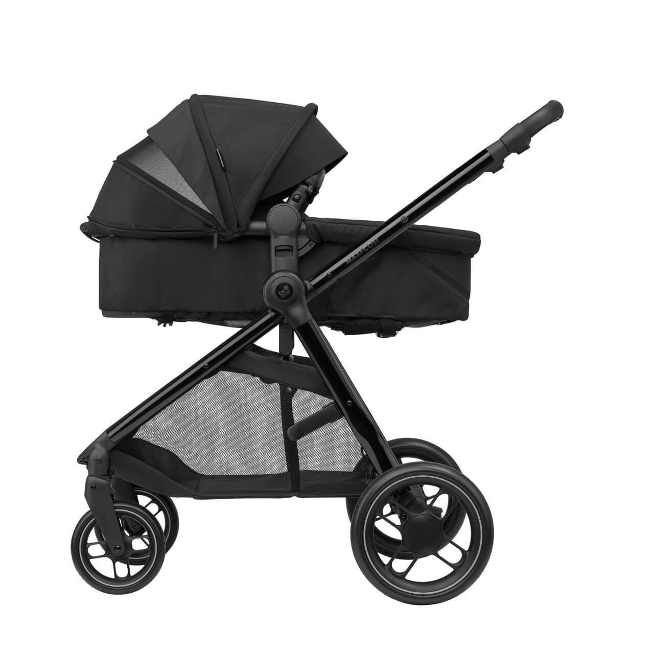 Maxi Cosi Zelia Luxe 2-in-1 Travel System With Cabriofix i-Size - Twillic Black