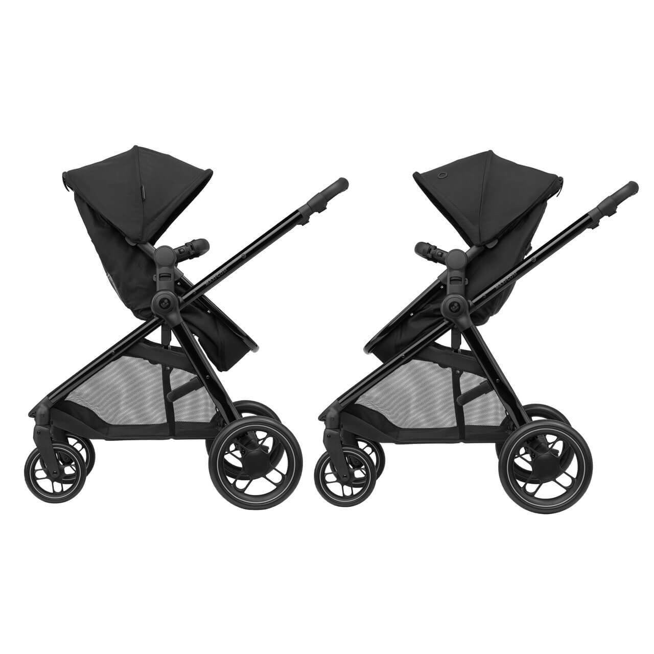 Maxi Cosi Zelia Luxe 2-in-1 Travel System With Cabriofix i-Size - Twillic Black