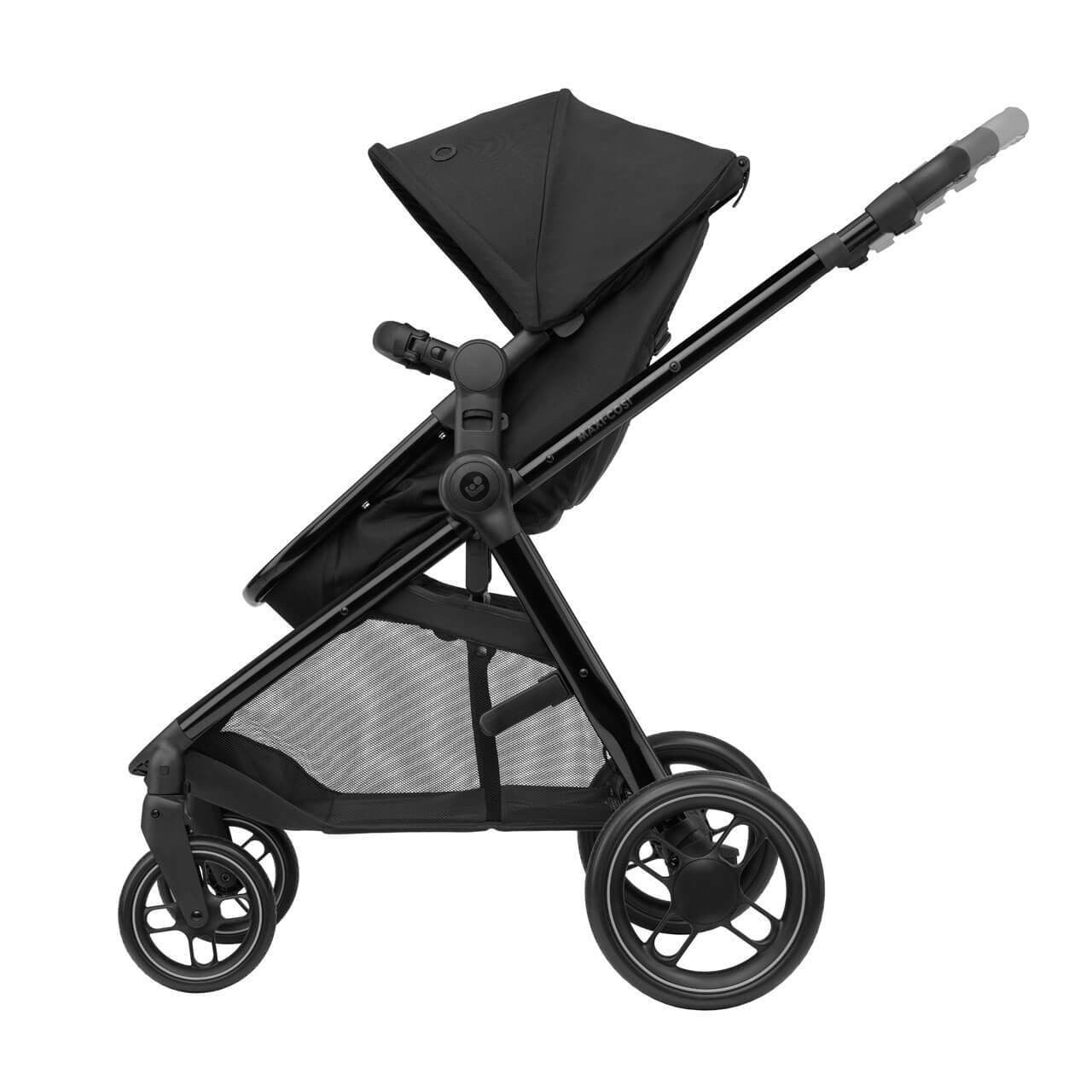 Maxi Cosi Zelia Luxe 2-in-1 Travel System With Cabriofix i-Size - Twillic Black