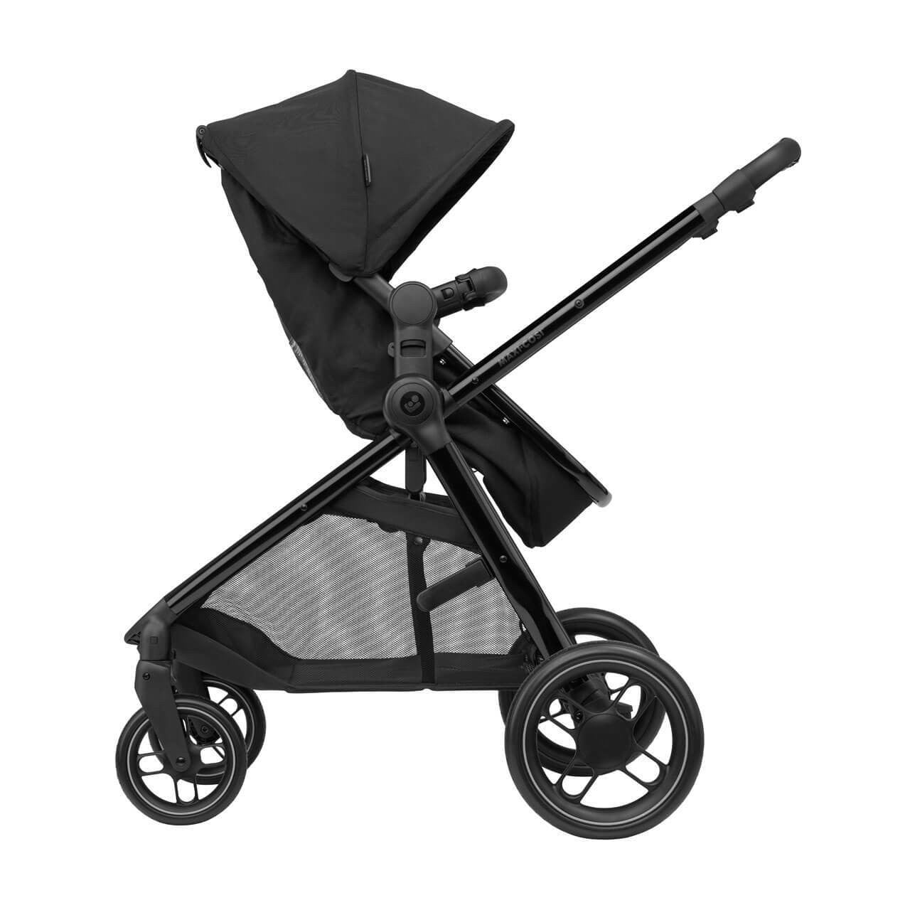 Maxi Cosi Zelia Luxe 2-in-1 Travel System With Cabriofix i-Size - Twillic Black