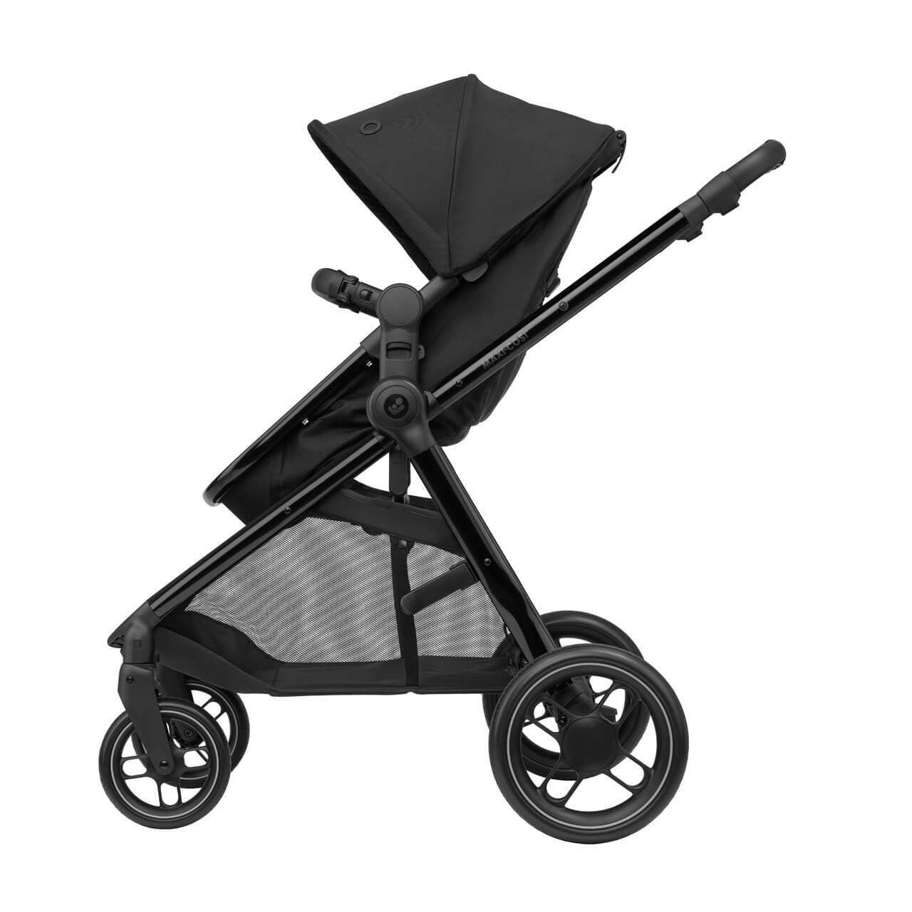 Maxi Cosi Zelia Luxe 2-in-1 Travel System With Cabriofix i-Size - Twillic Black