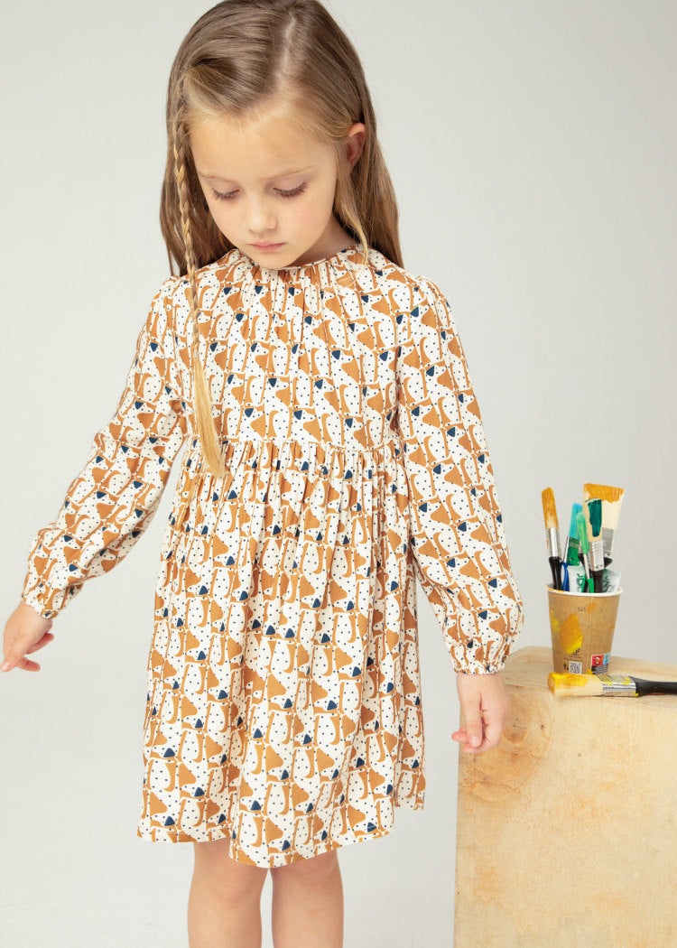 Mayoral Girls Printed Dress 4920