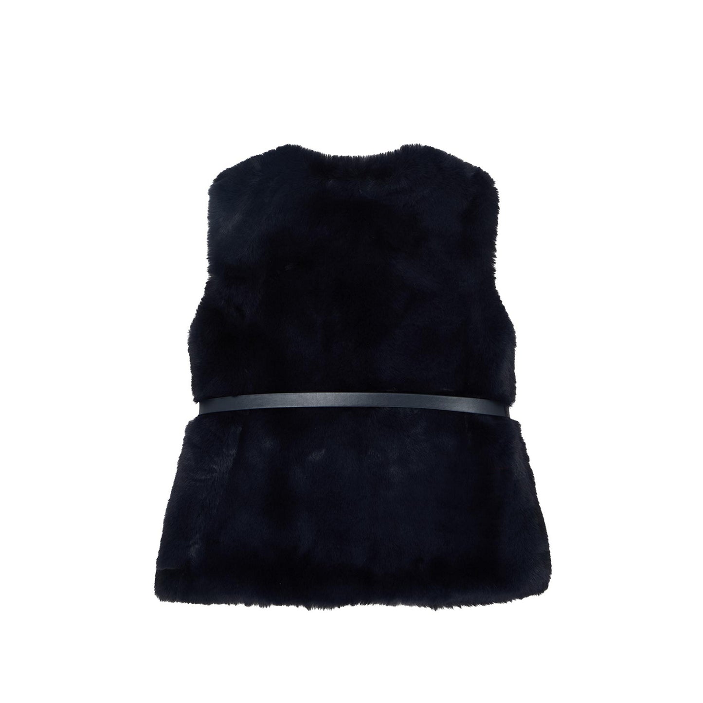 Mayoral Girls Fur Gilet With Belt 4365