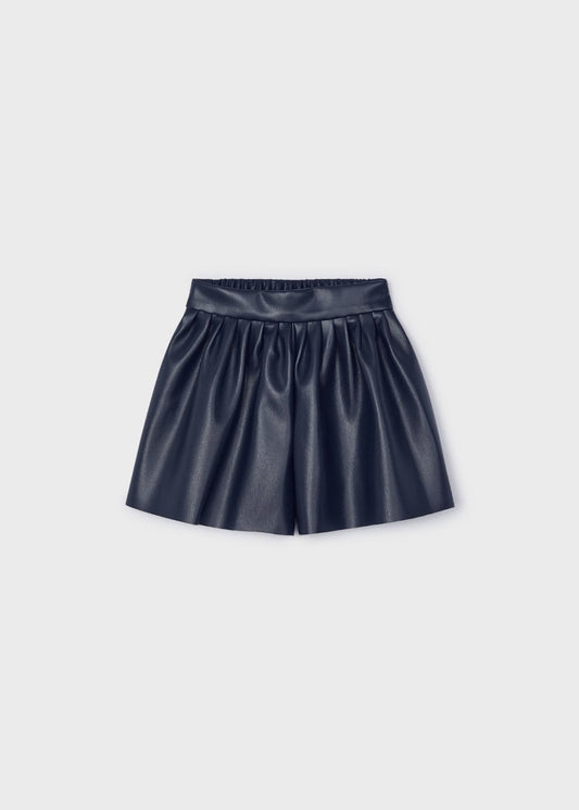 Mayoral Girls Faux Leather Culottes 4907